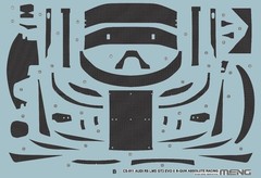 GSI Creos Mont Model 1/24 R8 LMS GT3 EVO II B-Quik Absolute Racing Plastic Model