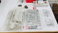 AMT 1957 Chevy Bel Air 1/25 Scale Plastic Model – Open Complete See Photos