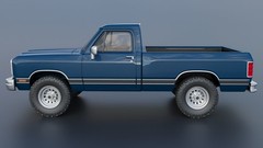 1/25 resin 3d printed 1987 Dodge Ram W150 pickup by Andrey Bezrodny