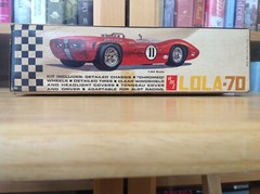AMT 1:24 Lola-70 Vintage Model Car Kit No. 4021-150, Complete