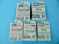 Set of 5 Hot Wheels Mattel Mistery Toy Model Car