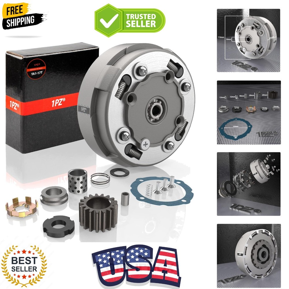 17 Teeth Semi Automatic Clutch Assembly for 50cc 110cc 125cc 135cc ATV Quad G…