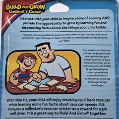 Lowe’s Build & Grow Wooden Pull‑Back Race Car Kit – Kids DIY Wood Model New