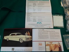 NUMBERED FIRST RUN COA 1955 CHRYSLER 300 Owner & Moebius PRESIDENT Signed KIT