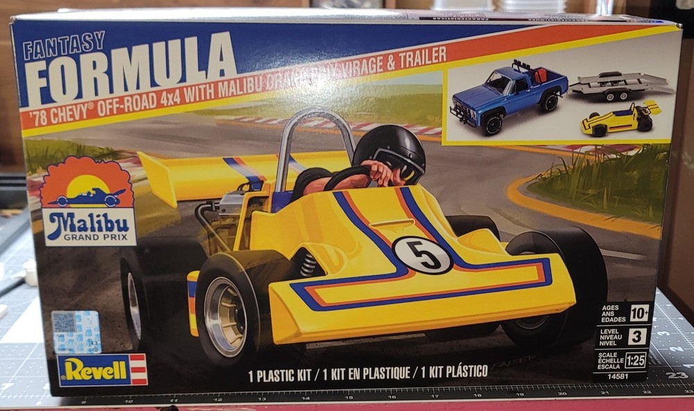 Revell 145819090 1/25 1978 Chevy Off-Road 4×4 with Malibu Grand Prix Virage and