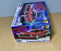 Revell 1970 Mustang Boss 429 85-2149 Model Kit New Open Box Motor City Muscle