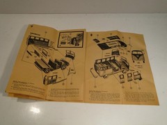 1958 Revell Volkswagen Micro Bus Model H-1228 Original Assembly Instructions