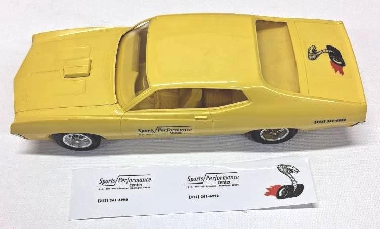 1970 Ford Torino Promo Cobra Sports Performance Center Decal Sheet 1:25 NO CAR!!