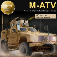 TRUMPETER 00814 1:16 US M-ATV MRAP Digital Proportional Radio Control model kit