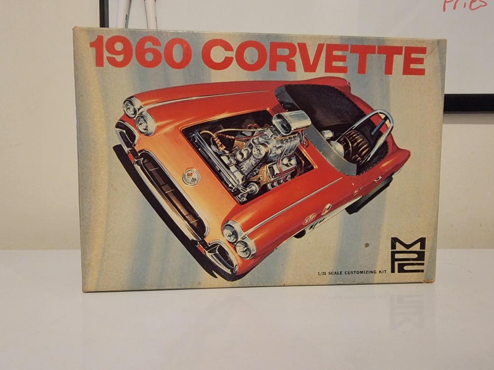 *Rare / Vintage* MPC 1960 Chevy Corvette Model Car Box #306-200