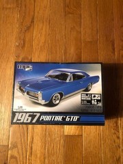 MPC 1967 Pontiac GTO 1:25 Plastic Model Kit Unassembled Not Painted Blue