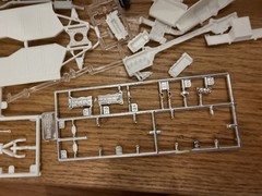 Unassembled Model Car Kit Parts Lot