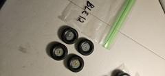 MODEL CAR CHEVROLET RALLEY WHEELS AND TIRES BLE12