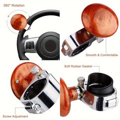 Compact Durable Lightweight Sturdy Minimalist Foldable Car Steering Wheel Handle
