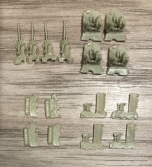 2x Veteran Model VTW35001 1/350 5”/38 Single Gun Open Mount 4pcs New