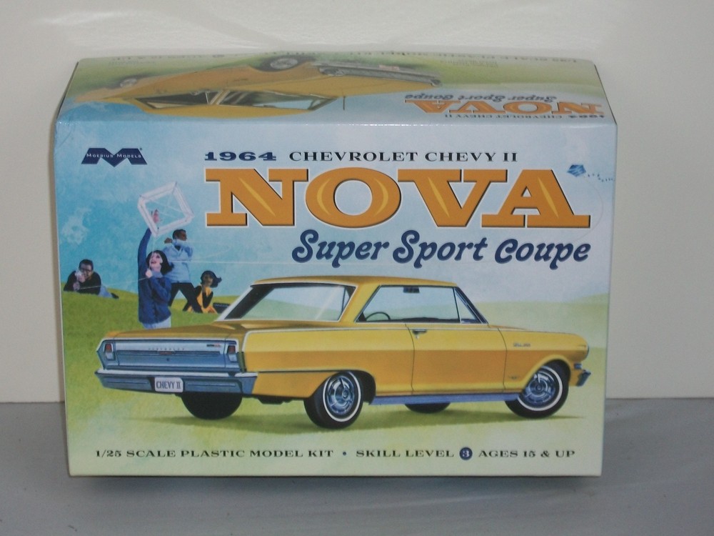 Moebius 1/25 Scale 1964 Chevrolet Chevy II Nova Super Sport Coupe