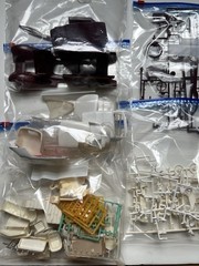 Vintage Model Car Parts Lot Bodies Glass Chrome Interiors Parts MPC AMT Revell