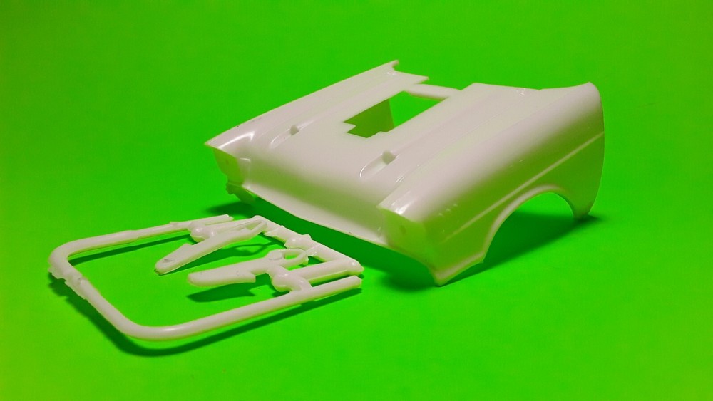Spirit of 57 1957 Chevy Bel Air 1/25 Tilt Flip Font End Hood Fenders Gasser Part
