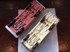 1960 Desoto and 1961 Plymouth Dealership Promotional Plastic Models