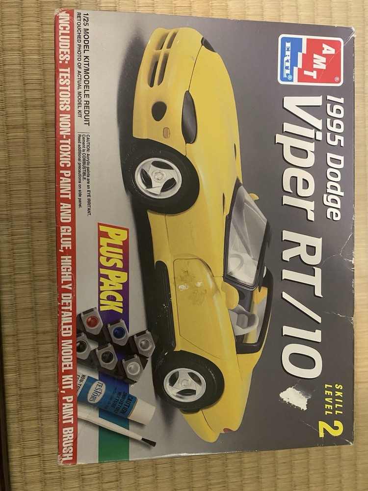 AMT ertl 1995 DODGE VIPER RT/10 CAR hobby kit MODEL KIT 1/25 Rare NIB NEW