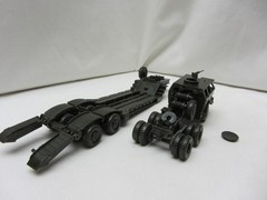 ROCO MINITANKS DBGM #179/180 US Army WWII M26 Dragon Wagon Tank Transporter