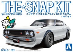1/32 The Snap Kit Series Nissan C110 Skyline GT-R Custom White