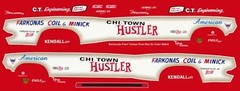 CHI-TOWN HUSTLER Barracuda Funny Car 1/24th – 1/25th Scale Decals NHRA