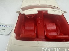 ERTL Americas Cup Corvette White/Red Convertible Ertl Dealer Promo Car 8923 Rare