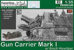 Gun Carrier Mk.I w/6inch Howitzer 1/35 PanzerShop PS35C145 WWI British Army