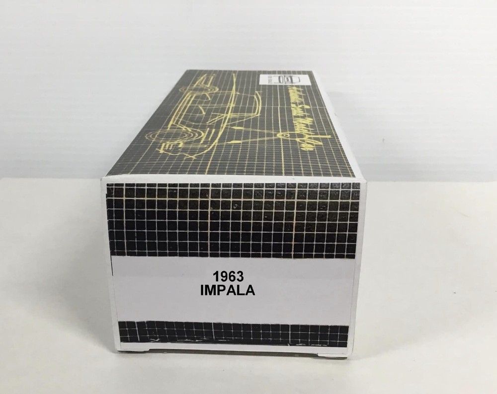 New 1963 Chevy Impala Promo Model REPLICA BOX ONLY..NO CAR Black