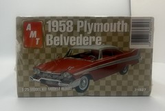 1958 Plymouth Belvedere 1:25 Scale Model Kit AMT