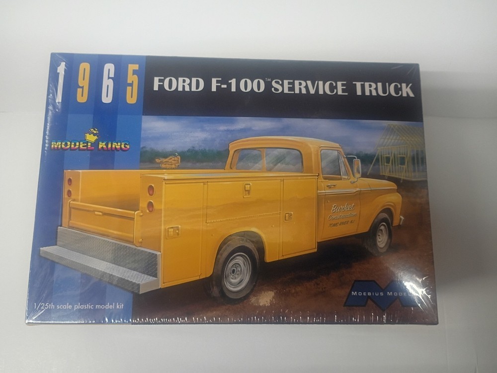 Moebius 1/25 Ford 1965 F-100 Service Truck Plastic Model Kit MOE1235 SEALED