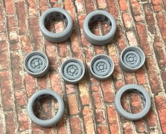 1/24 Scale: 18-inch “OE Steelie” Resin Wheels For Sports Cars