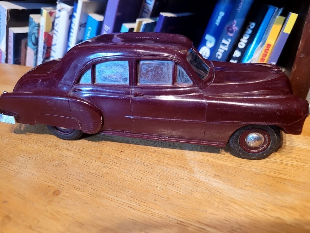 NICE PMC 1951 CHEVROLET BURGUNDY RED 4DR SEDAN PROMO BANK