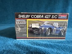 Monogram Shelby Cobra 427 S/C Metal Flake 1:24 Model Kit Sealed #2764