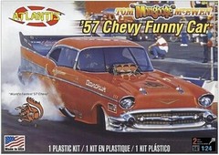 Atlantis Tom ”Mongoose” McEwen 1957 Chevy Funny Car – Plastic Model Car Kit