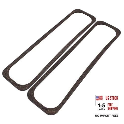 2 PCS/SET Center Bolt Valve Cover Cork Gaskets Compatible with 1986-2002 Small