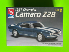 1967 CHEVROLET CAMARO Z28 COUPE MODEL KIT AMT ERTL 1/25 SCALE NEW SEALED LOOK!!!