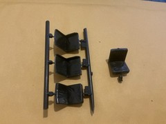 1:35 Scale Model Parts 1 1/2 Ton Personnel Carrier Seats And Backs Only