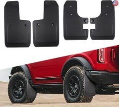 Mud Flaps for Ford Bronco Accessories 2021 2022 2023 2024 2025 2/4-Door, Splash