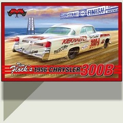 MOEBIUS MODELS 2302 1/25 1956 CHRYSLER 300B OF NASCAR 2XCHAMP TIM FLOCK KIT