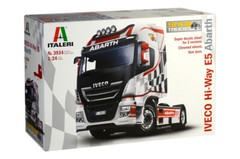 Italeri 3934 1/24 Scale Show Truck Model Kit Iveco Stralis Hi-Way E5 Abarth