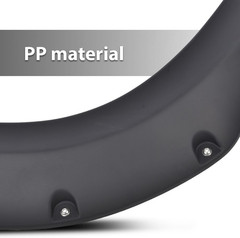 Fender Flares Modified 4Pcs Matte Black Compatible with Dodge Ram 2500 3500 2019
