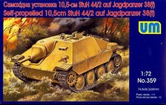 UM-MT Models 1/72 JAGDPANZER 38(t) StuH 44/2 105mm Self Propelled Gun