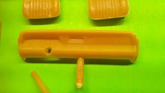 1975-76 Dodge Dart 1/25 Interior Tub Bucket Seats Dash Wheel MPC Model Car Part