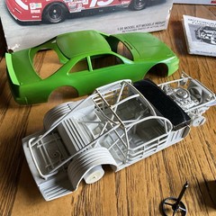 Built Model Car, 1992 Amt Stock Car STARTED, INCOMPLETE, MODIFIED