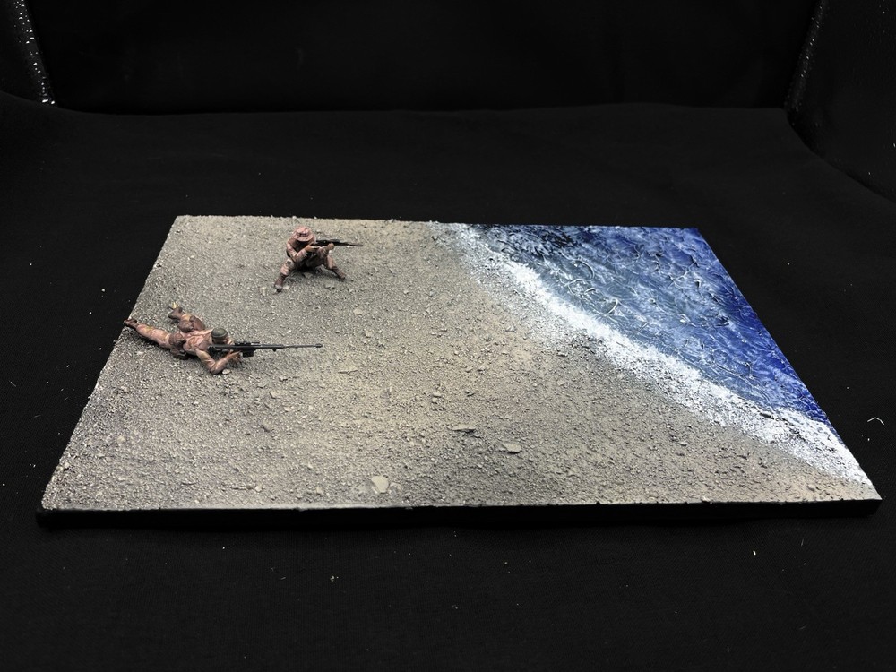 1/35 Scale Military Diorama Base Terrain Display Model Soldiers Figures Diecast