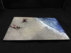 1/35 Scale Military Diorama Base Terrain Display Model Soldiers Figures Diecast