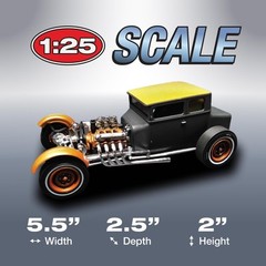 Amt Unknown 1925 Ford T Chopped 1:25 Scale Model Kit, Neutral (Amt1167