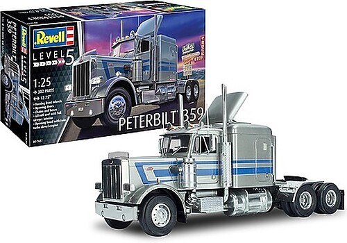 Revell Peterbilt 359 Semi Truck – Plastic Model Truck Kit – 1/25 Scale – #2627